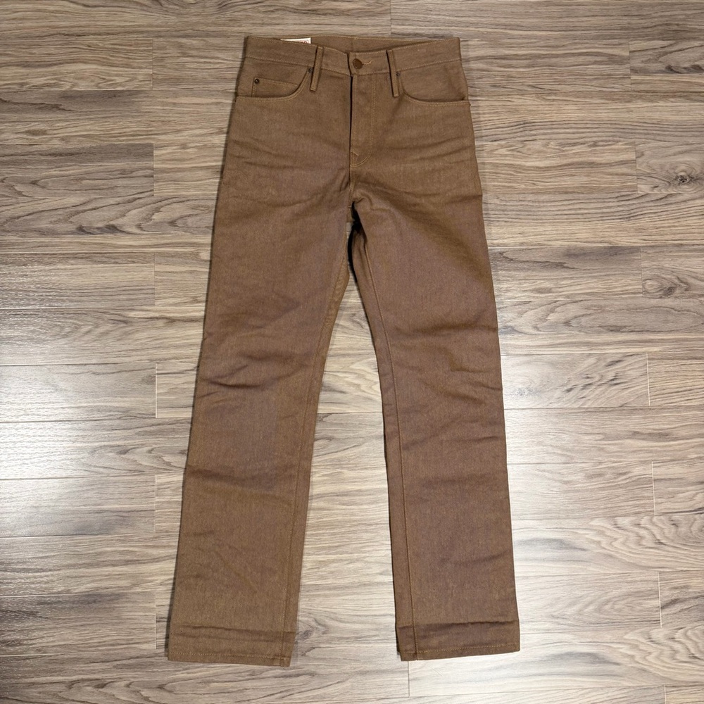 Freenote Cloth Belford Straight 15 ounce Brown Denim
